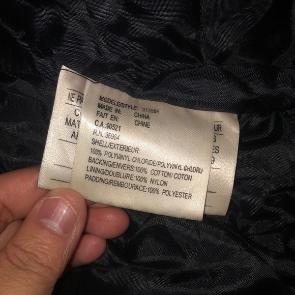 Men’s leather jacket - Picture 6 of 6